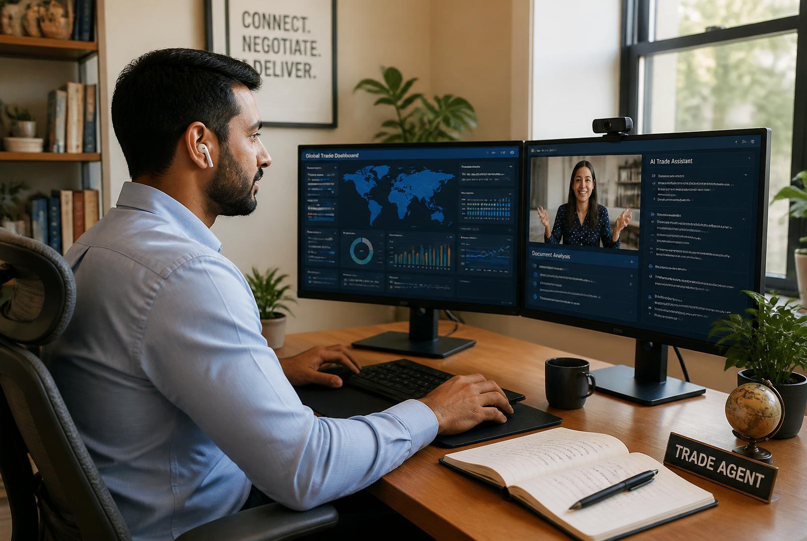 Online CGTA agent working from home office